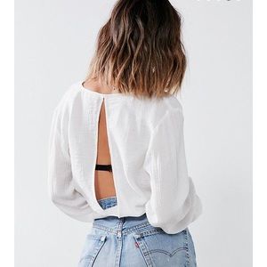 Urban Outfitters Wrap front crop